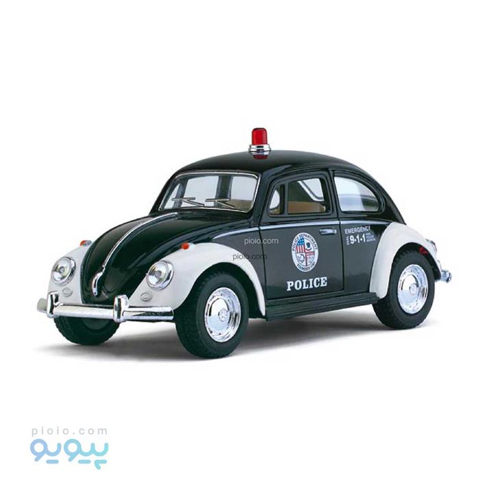 ماکت ماشین فلزی فولکس قورباغه ای پلیس ۱۹۶۷ Volkswagen Classical Beetle KT5057P